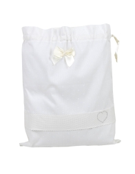 Nappy bag piquet cotton with strass CI2000PA