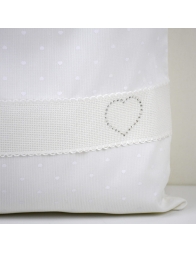 Nappy bag piquet cotton with strass CI2000PA