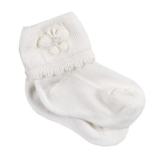 Baby socks pure cotton with butterfly CI4180C 2