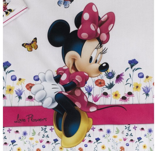 Minnie Love Flowers - coordinato piumotto per culletta... 2