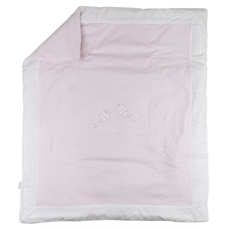 Apine Rosa - Copertina in cotone sfoderabile culletta Coccode' C57456C-RR