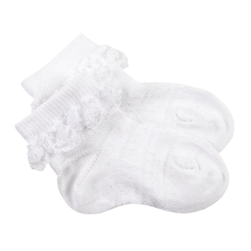 Cotton and lace socks by Tico Tico 501B