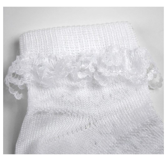 Cotton and lace socks by Tico Tico 501B 2