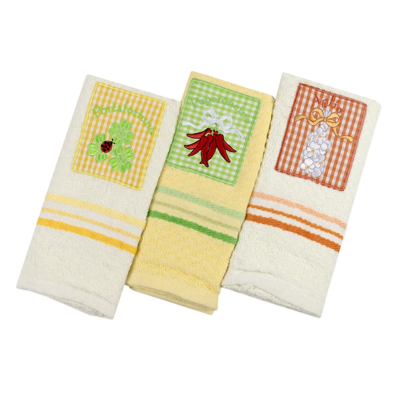 Denise - 3-pack dish cloths by Preziosa