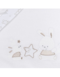 Bunnies - Cradle Pram sheet set Mio Piccolo LC892PA