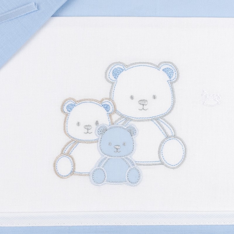 Family Bears - Cradle Pram sheet set... Family Bears - Cradle Pram sheet set...