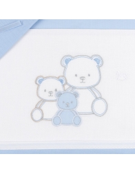 Family Bears - Set lenzuola culletta e carrozzina Mio Piccolo LC896AZ