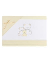 Family Bears - Set lenzuola culletta e carrozzina Mio Piccolo LC896YL