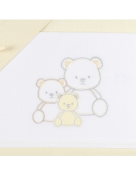 Family Bears - Set lenzuola culletta e carrozzina Mio Piccolo LC896YL