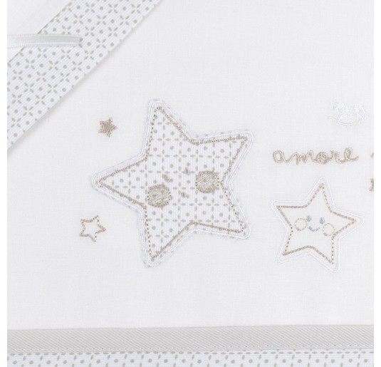 Little stars - Cradle bed sheet set Mio Piccolo LC891PA 2