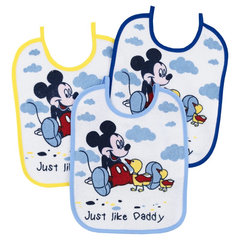 Mickey Mouse - 3 bibs set Disney art. D9553