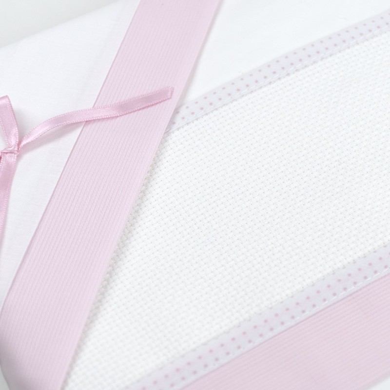 Cradle Pram sheet set to embroider by... Cradle Pram sheet set to embroider by...