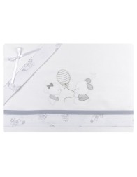 Bunnies & Balloon - Cradle sheet set Mio Piccolo LC898GR
