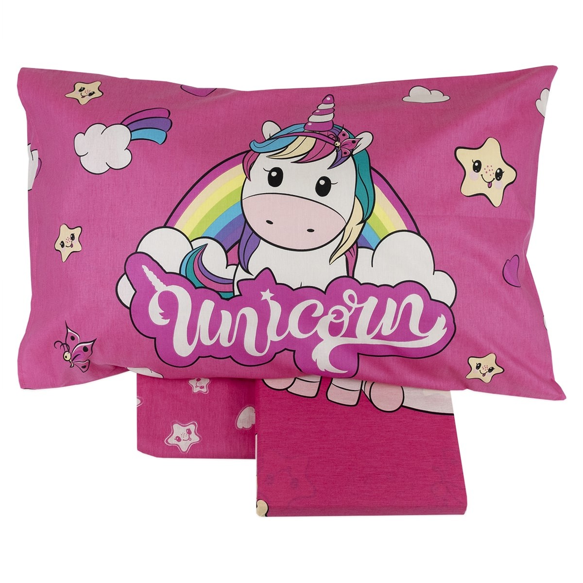 Unicorn single fitted clearance sheet