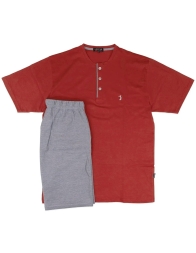 Pigiama in cotone corto Ambizione 1439