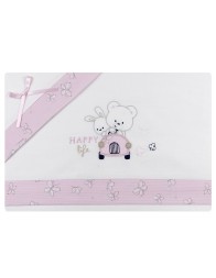 Happy Life - Set lenzuola culletta e carrozzina Mio Piccolo LC893RR