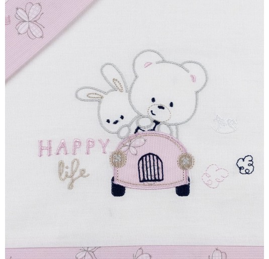 Happy Life - Set lenzuola culletta e carrozzina Mio... 2