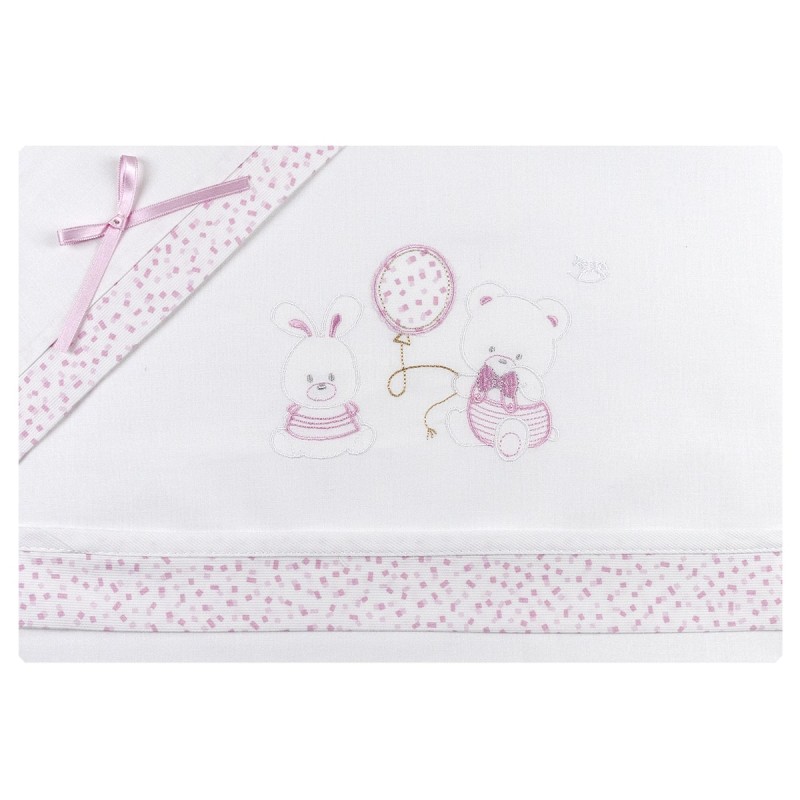 Little Pink Bears - Cradle sheet set