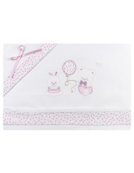 Little Pink Bears - Cradle sheet set
