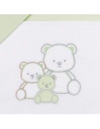 Family Bears - Cradle Pram sheet set Mio Piccolo LC896VV