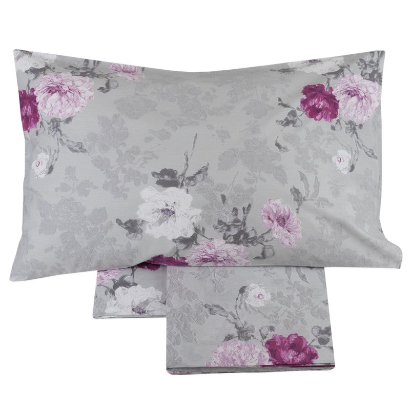 Les Fleurs - double bed sheet set cotton by ALLdays