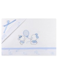 Bunnies & Balloon - Cradle sheet set Mio Piccolo LC898AZ