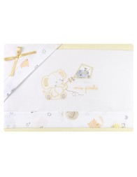 Little Elephant - Cradle sheet set Mio Piccolo LC890GG