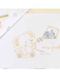 Little Elephant - Cradle sheet set Mio Piccolo LC890GG