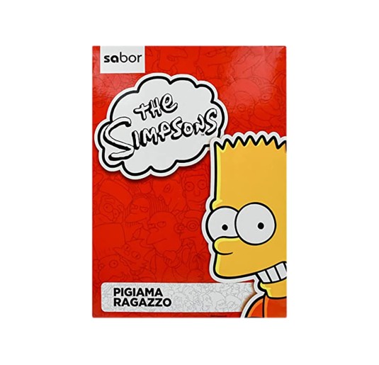 The Simpson - Boys seraph short cotton pajamas SIM7821C 2