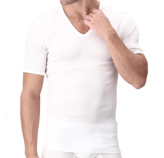 3-Pack of V-neck deep t-shirt filoscozia by Perofil 2