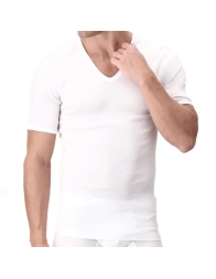 3-Pack of V-neck deep t-shirt filoscozia by Perofil VPRT00008/3