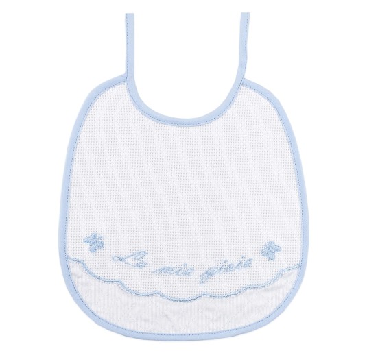 Bib with CI946 aida cloth to embroider CI946 2