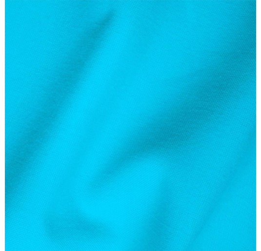Tessuto al metraggio puro cotone altezza 300 cm - Turchese 2