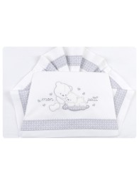 Set lenzuola per culletta e carrozzina Bimboline 03240GR