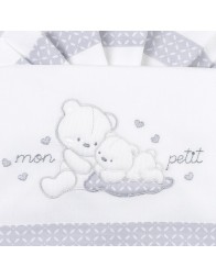 Set lenzuola per culletta e carrozzina Bimboline 03240GR