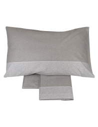 Mosaico - set lenzuola cotone ALLdays - Tortora