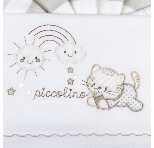 Cot bed sheet set La Fatina art. 04260BG 2