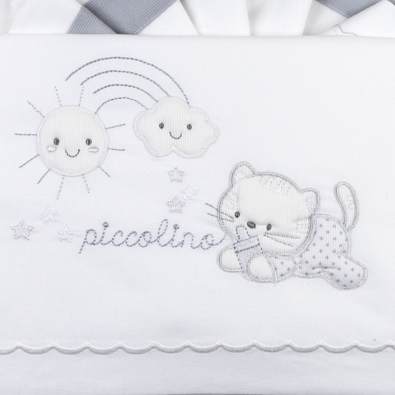Cot bed sheet set by La Fatina 04260GR