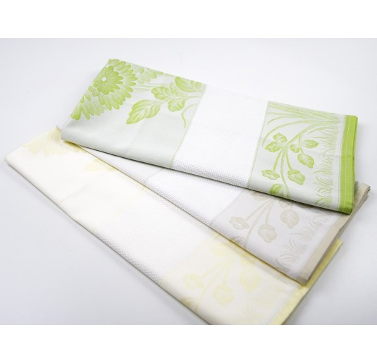 Set of 3 Fiandra cotton towels with aida cloth 2
