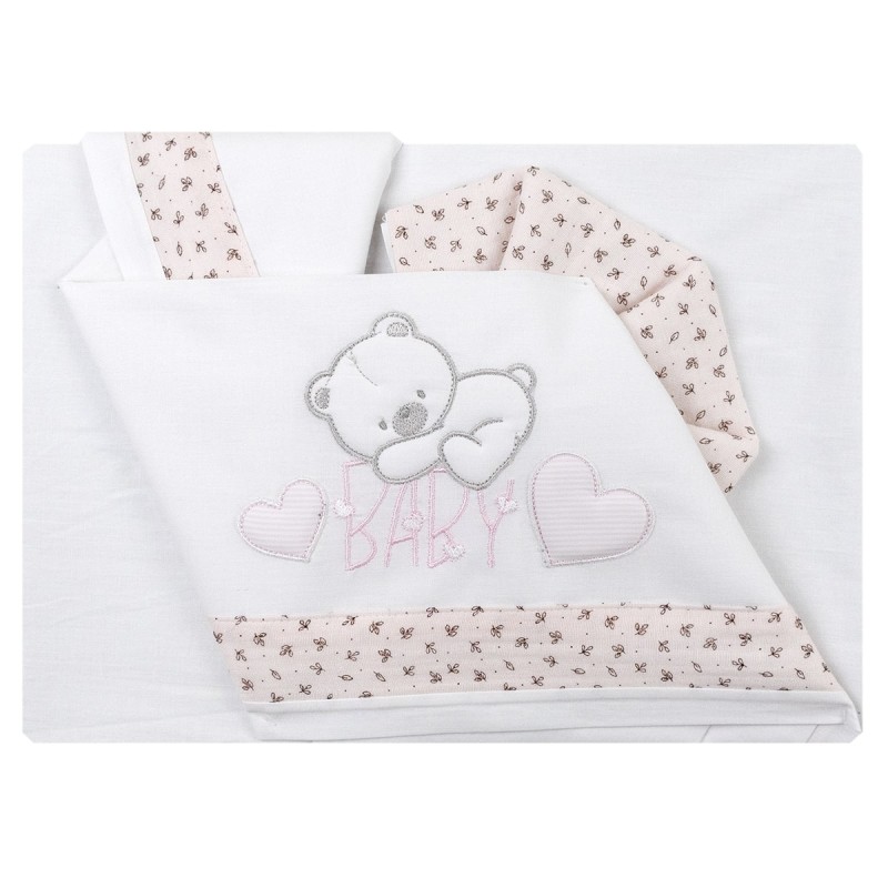 Baby Bear - Cradle sheet set cotton by Bruco Bruco EC1942R