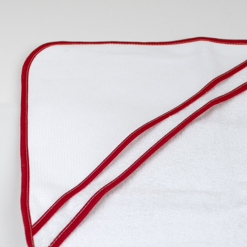 Accappatoio triangolo spugna con tela...