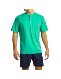 Pigiama serafino in cotone corto Bip Bip 3109