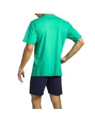 Pigiama serafino in cotone corto Bip Bip 3109