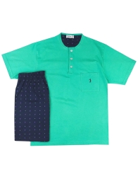 Pigiama serafino in cotone corto Bip Bip 3109