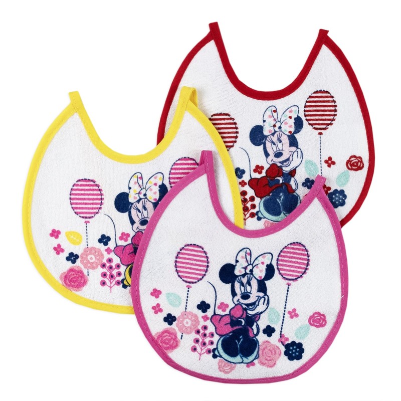 Minnie - set 3 bavaglini antimacchia Disney H9551