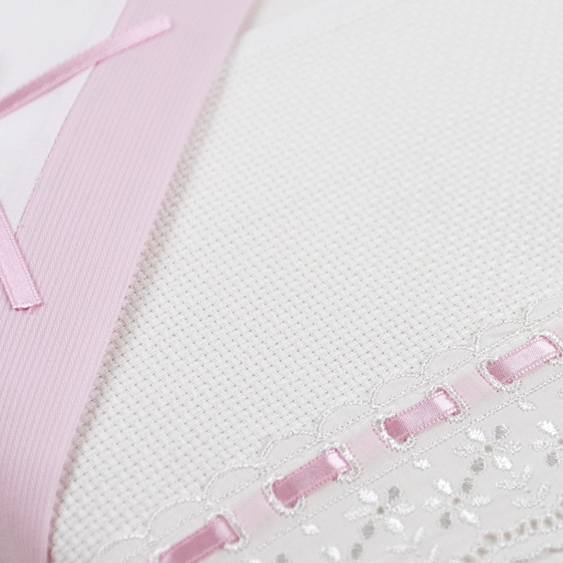 Cradle sheet set to embroider CI1305SGR Cradle sheet set to embroider CI1305SGR