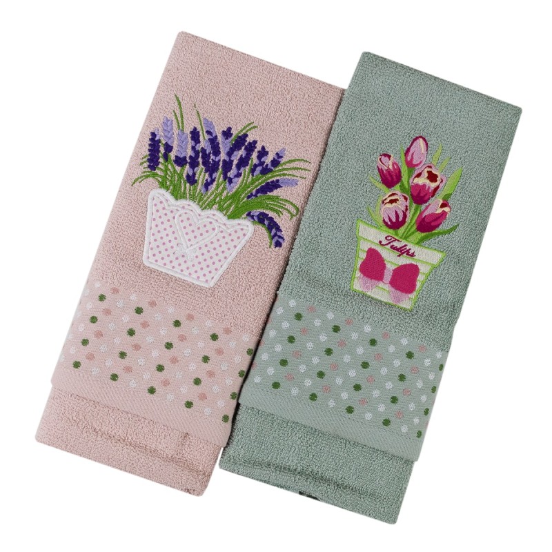 Spring - Set of 2 cotton dish towels
