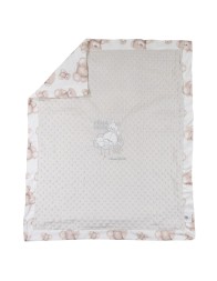 Lullaby Bears -  Blanket soft pile for cradle pram Nazareno Gabrielli NG47322BG