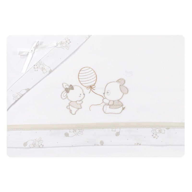 Cot bed sheet set by Mio Piccolo LL898TT