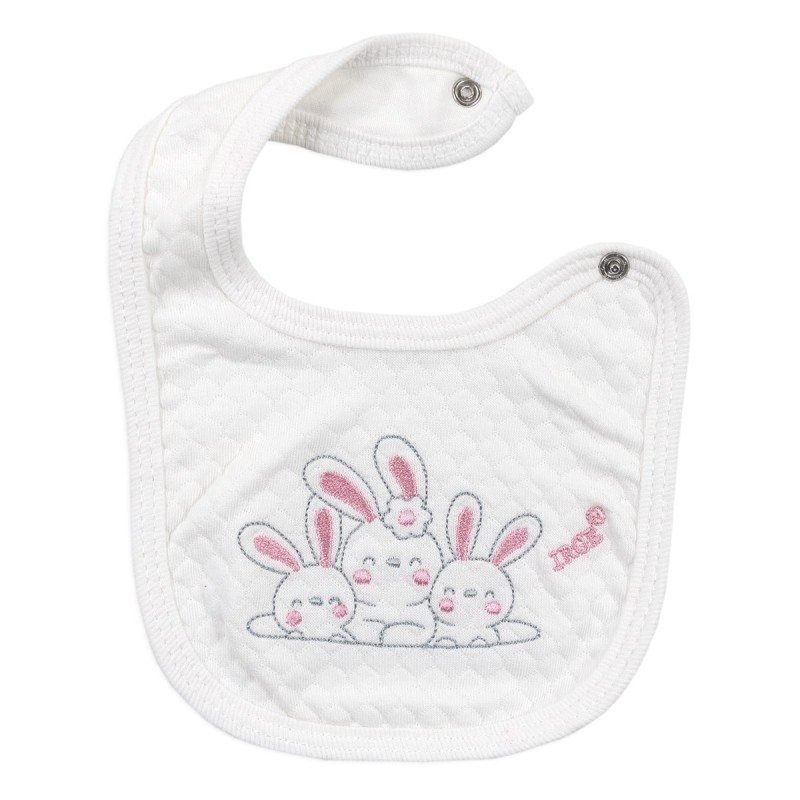 Bunnies - Bib in pure cotton by Irge Baby IR2643